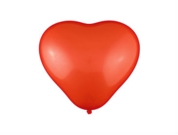 Unprinted Balloons, Latex, Heart Shape, 30cm