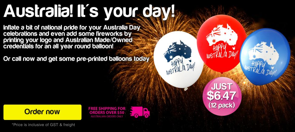 Australia Day Balloons - AU