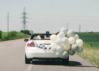 Specialty Balloon Printers Wedding Car