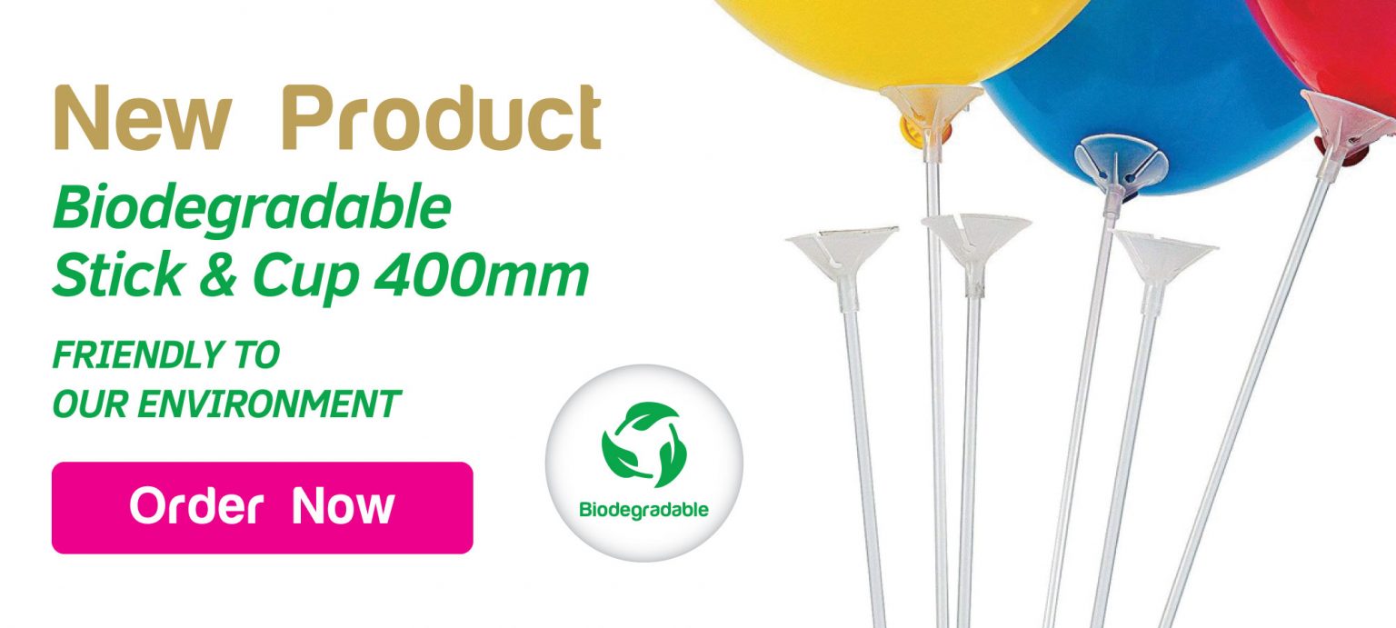 Biodegradable Balloons and Accessories. Specialty Balloon Printers