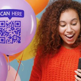 Specialty Balloon Printers Interactive Events: QR Code Custom Balloons